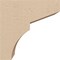 Ekena Millwork 3"W x 6"D x 6"H Classic Monterey Rough Cedar Woodgrain TimberThane Corbel, Primed Tan CORUR03X06X06MONRCPR - alternate 3
